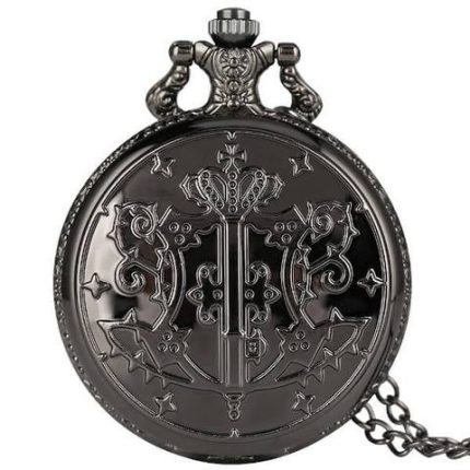 Black Butler Pocket Watch