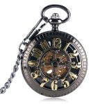 Black Cage Full Hunter Pocket Watch