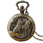 Lunar Howl Pocket Watch