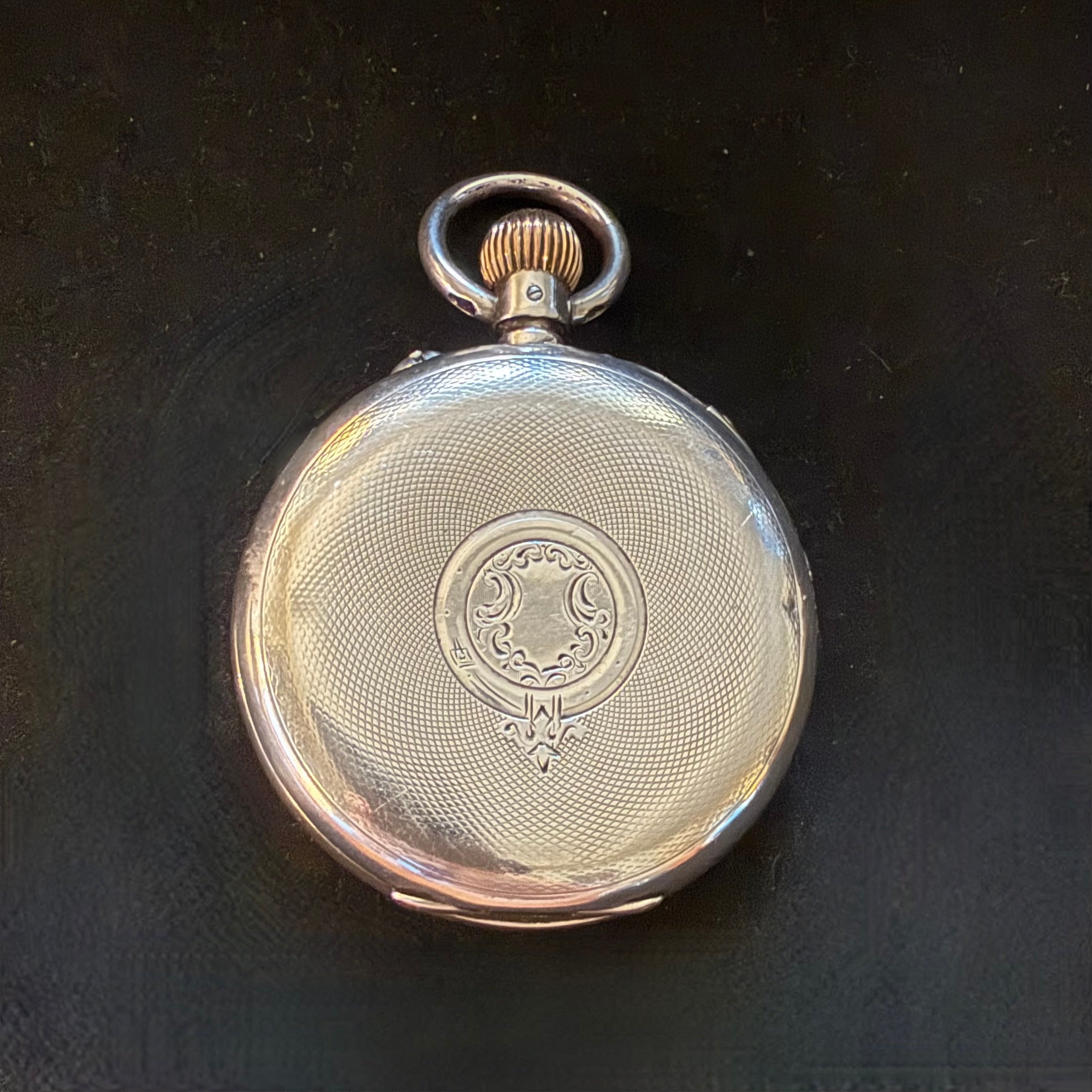 D8A6E639-F1C3-4D86-97FD-2E8D60C2173E.jpg SAMUEL SMITH LONDON silver pocket watch - Image 1