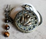 Frog pocket watch men's pocket watch, front case is mounted with bronze frog - Image 3