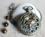 Rooster pocket watch,  Rooster pocket watch  in bronze - Image 2