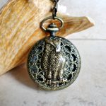 Owl Pocket Watch Mechanical