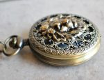 Lion Head Mechanical  Pocket Watch in Bronze - Image 3