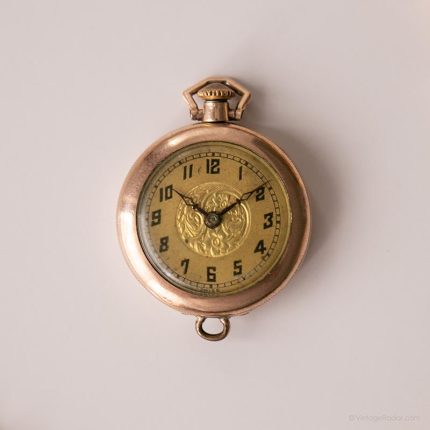 Vintage 1950s Mechanical Pocket Watch | Ladies Elegant Medallion Watch