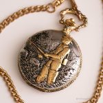 Vintage Fisherman Pocket Watch | Fishing Gift Watch for Men - Image 2