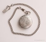 Vintage Ciprini Pocket Watch | Floral Pocket Watch with Roman Numerals - Image 2