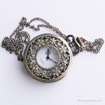 Vintage Floral Pocket Watch | Ladies Pocket Watch - Image 6