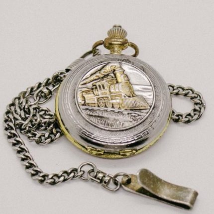 Vintage Quartz Train Pocket Watch for Men & Women | Railroad Pocket Watches