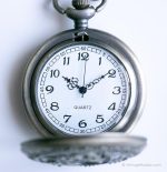 Vintage Floral Pocket Watch | Victorian Vest Watch - Image 4