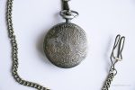 Vintage Floral Pocket Watch | Victorian Vest Watch - Image 6