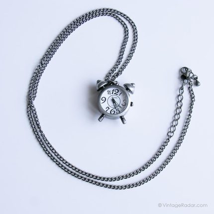 Vintage Decree Pocket Watch | Alarm Clock Necklace Pendant