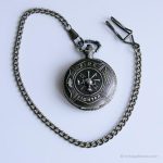 Vintage Firefighter Pocket Watch | Firefighter Gift Watch - Image 2