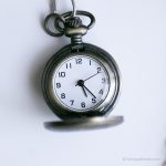 Vintage Small Pocket Watch for Ladies | Gold-tone Pendant Watch for Her - Image 3