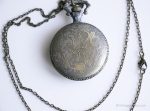 Vintage Skeleton Pocket Watch | Gold-tone Vest Watch - Image 5