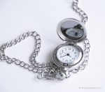 Vintage Floral Pocket Watch | Pocket Pendant Watch for Her - Image 7