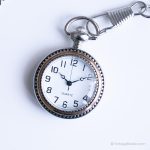 Vintage Tiny Pocket Watch | Two-tone Pocket Watch for Him or Her