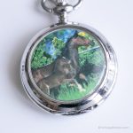 Vintage Wolf Pocket Watch | Animal Pocket Watch - Image 4