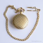 Vintage American Eagle Pocket Watch | Gold-tone Japan Quartz Pocket Watch - Image 8