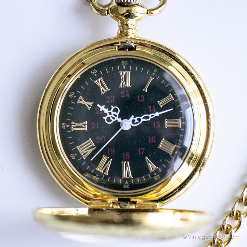 IMG_8699_4d66b240-d3d4-4812-94c3-c958eac1cb38.jpg Vintage Luxury Pocket Watch | Elegant Gold-tone Pocket Watch - Image 1