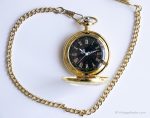 Vintage Luxury Pocket Watch | Elegant Gold-tone Pocket Watch - Image 2