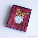 Vintage Luxury Pocket Watch | Elegant Gold-tone Vest Watch - Image 2