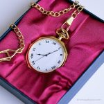 Vintage Luxury Pocket Watch | Elegant Gold-tone Vest Watch - Image 3