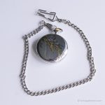 Vintage Elegant Unisex Pocket Watch | Two-tone Vest Watch - Image 4