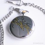 Vintage Elegant Unisex Pocket Watch | Two-tone Vest Watch - Image 5