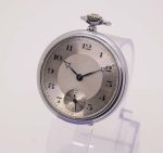 1960s German Pocket Watch | Mens Rare Military Railroad Watch - Image 4