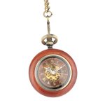 Mechanical Pocket Watch Wooden - Image 4