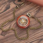 Mechanical Pocket Watch Wooden - Image 5