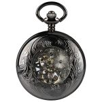 Mudder Steampunk Mechanical Skeleton Mocket Watch - Image 2