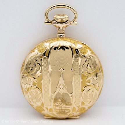 HAMPDEN Multicolor Pocket Watch.     SOLD