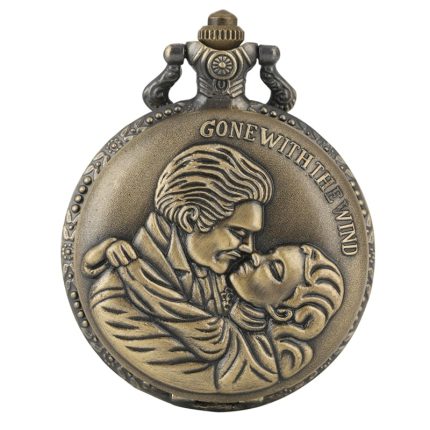 Quartz Pocket Watch Gone with the Wind