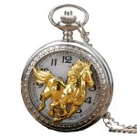 Golden Stallion Pocket Watch