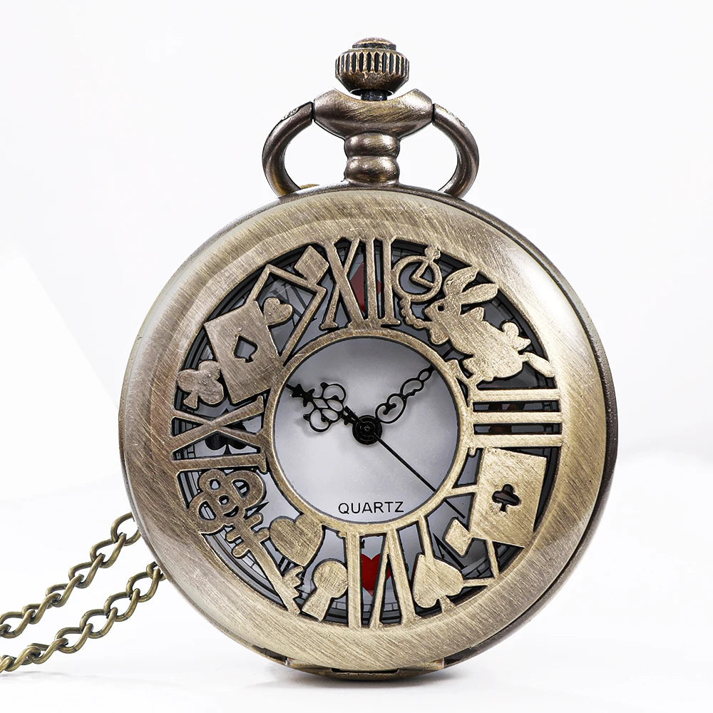S6f6b4dba46c84dc2b9cc67e35640824bi_58221cb5-ccc9-44d7-8482-cee05abc92a6.jpg Wonderland Timepiece Pocket Watch - Image 1