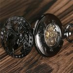 Eagle in Flight Mechanical Pocket Watch - Image 4