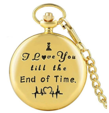 Pocket Watch I Love You