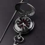 Black Retro Pocket Watch - Image 4