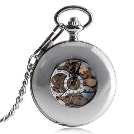 Silver Half Hunter Pocket Watch