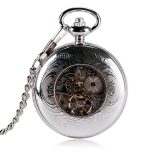 Silver Shield Full Hunter Pocket Watch - Image 2