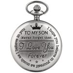 To My Son Pocket Watch