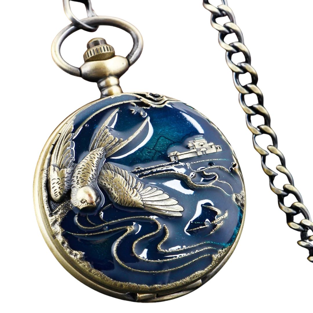 Untitleddesign_6.jpg Ink Bloom Pocket Watch - Image 1