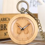 Wooden Pocket Watch Butterfly - Image 5