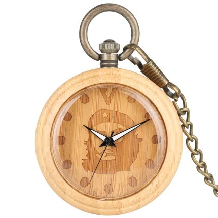 Wooden Pocket Watch Che Guevara