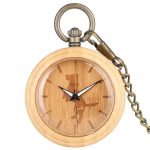 Wooden Pocket Watch Dog