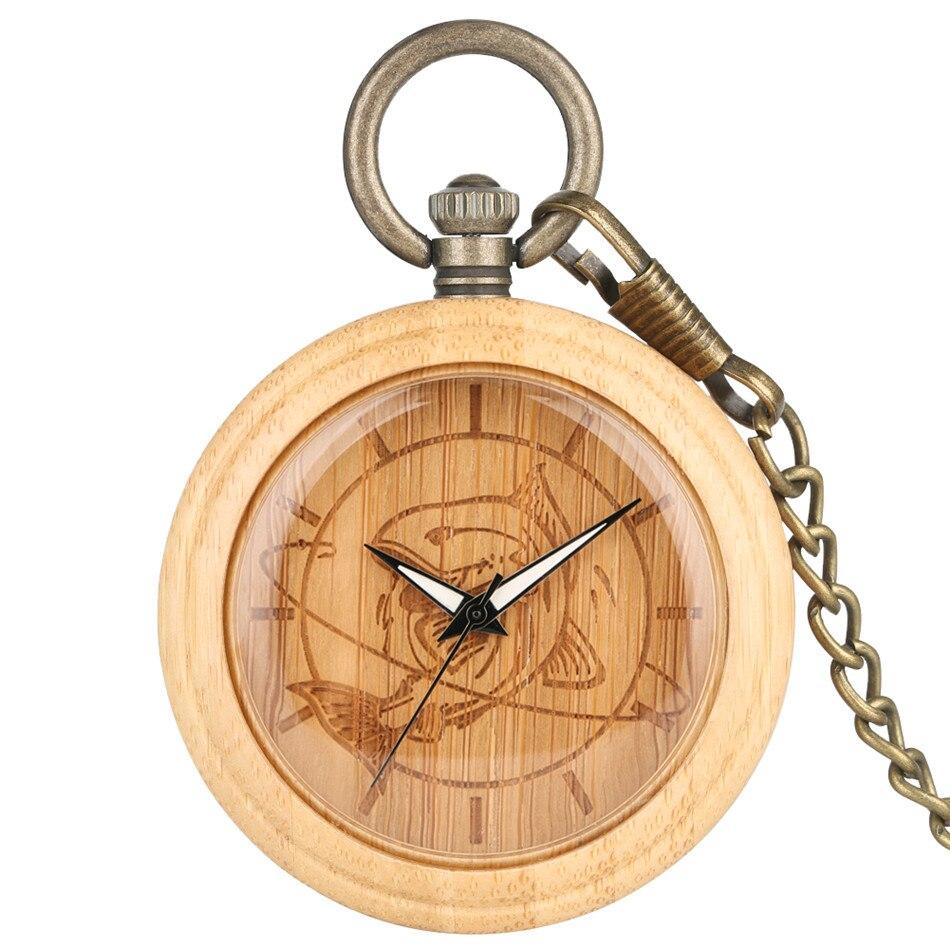 Wooden-Pocket-Watch-Fish.jpg Wooden Pocket Watch Fish - Image 1