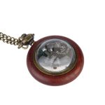 Wooden Pocket Watch FishEye - Image 2