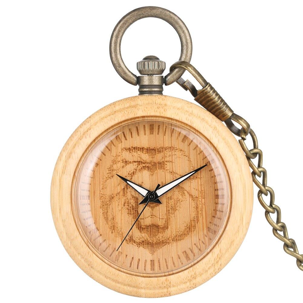 Wooden-Pocket-Watch-Lion.jpg Wooden Pocket Watch Lion - Image 1